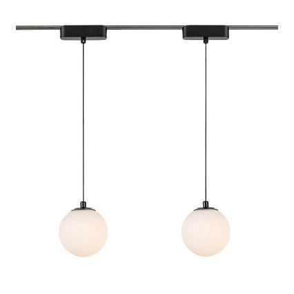 Rabalux - LED ljuskrona med textilsladd för 1-fas skensystem LED/5W/230V 3000K svart