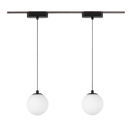 Rabalux - LED ljuskrona med textilsladd för 1-fas skensystem LED/5W/230V 3000K svart