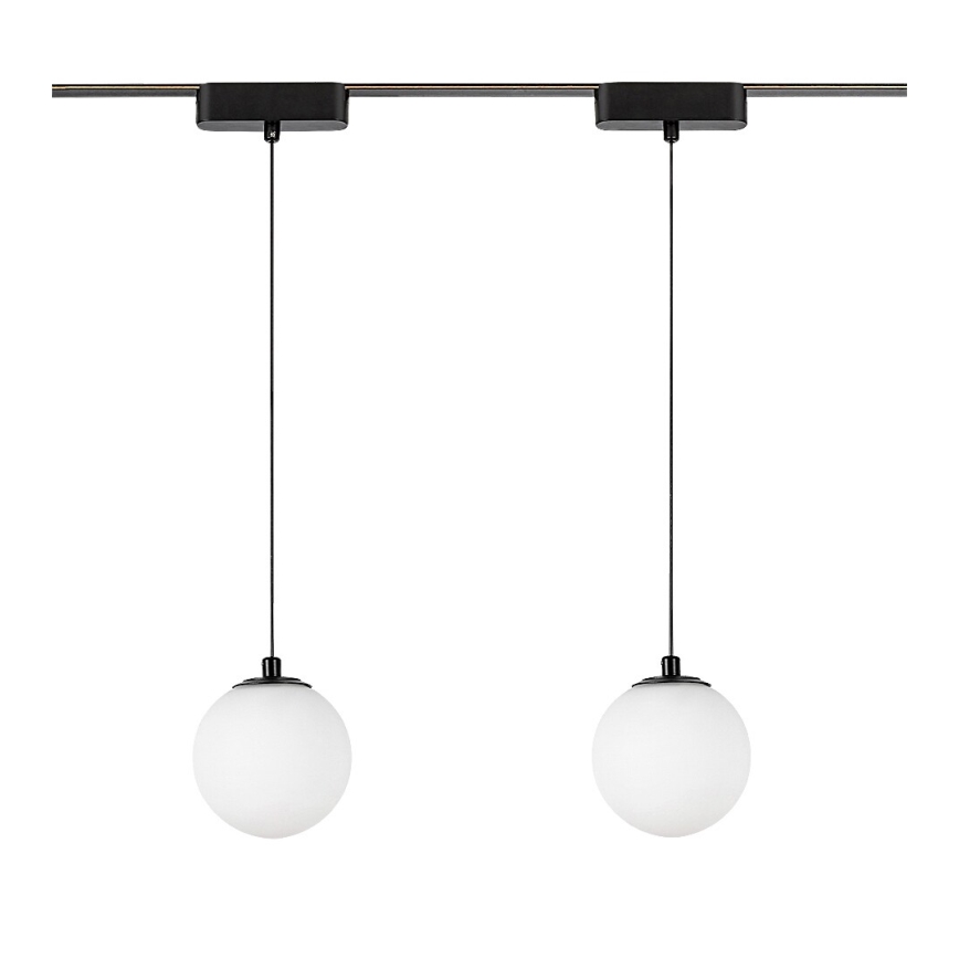 Rabalux - LED ljuskrona med textilsladd för 1-fas skensystem LED/5W/230V 3000K svart