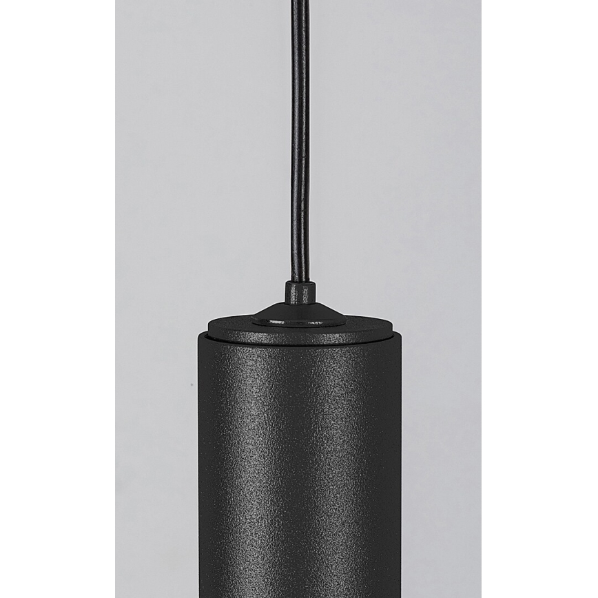 Rabalux - LED ljuskrona med textilsladd för 1-fas skensystem LED/5W/230V 3000K svart