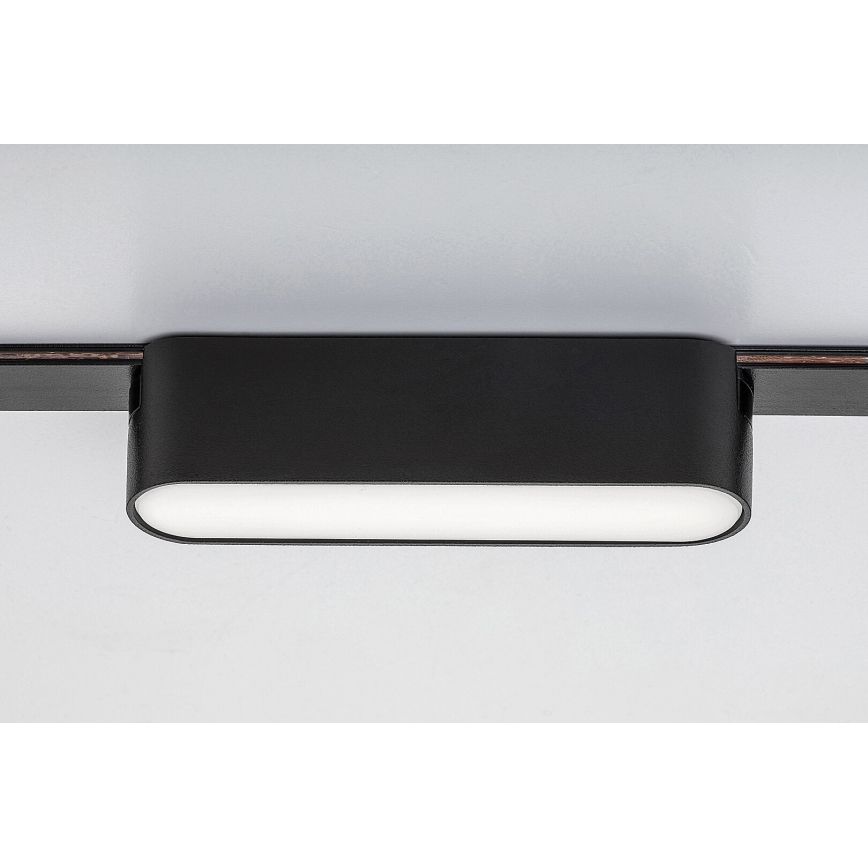 Rabalux - LED Takljus för 1-fas skenssystem LED/6W/230V 3000K 11,5 cm svart
