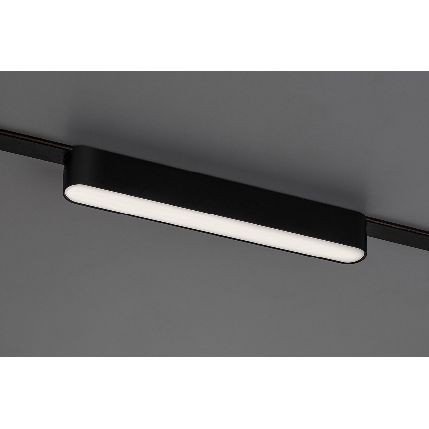 Rabalux - LED Takljus för 1-fas skenssystem LED/12W/24V 4000K 22 cm svart