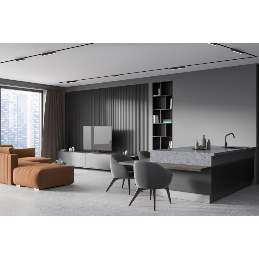 Rabalux - LED Takljus för 1-fas skenssystem LED/16W/230V 4000K 33 cm svart