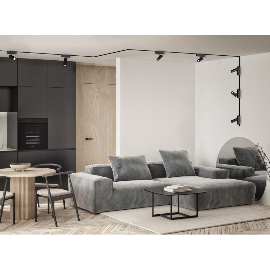 Rabalux - LED Spotlight för 1-fas skensystem LED/10W/24V 4000K svart