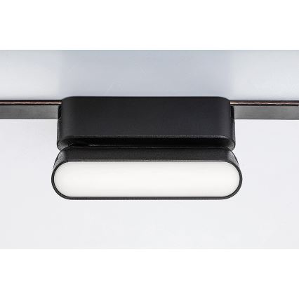 Rabalux - LED Takljus för 1-fas skenssystem LED/6W/230V 4000K 11,5 cm svart