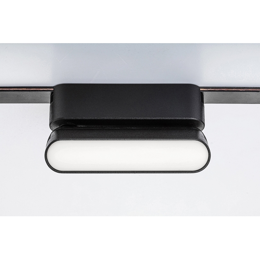 Rabalux - LED Takljus för 1-fas skenssystem LED/6W/230V 4000K 11,5 cm svart