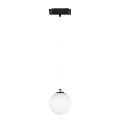 Rabalux - LED ljuskrona med textilsladd för 1-fas skensystem LED/5W/230V 4000K svart