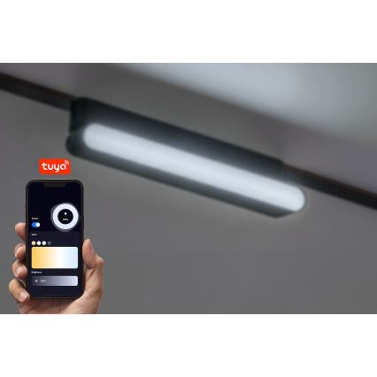 Rabalux - LED Dimbar taklampa för 1-fas skensystem LED/7W/24V 2700-5500K Wi-Fi Tuya 22 cm svart