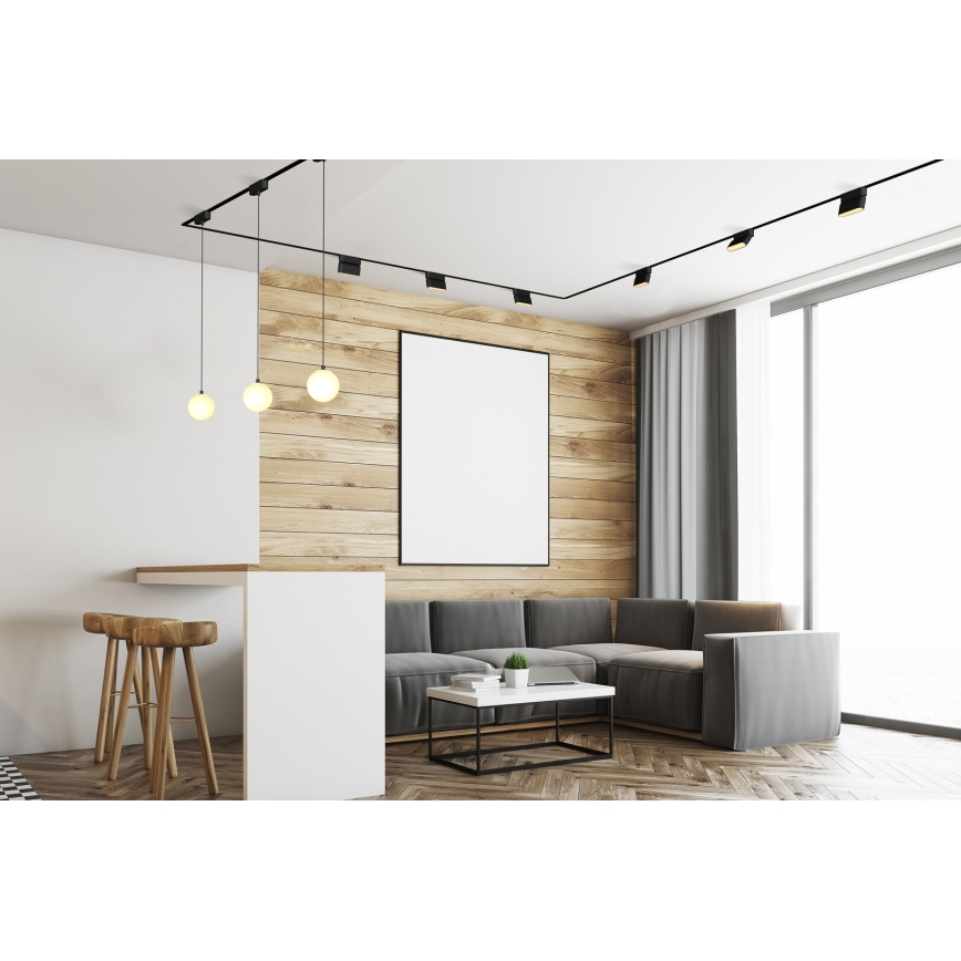 Rabalux - LED Dimbar taklampa för 1-fas skensystem LED/13W/24V 2700-5500K Wi-Fi Tuya 33 cm svart