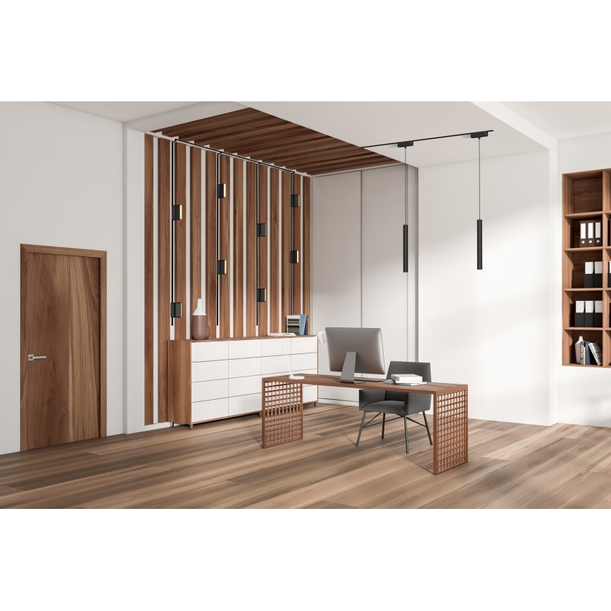 Rabalux - LED Dimbar taklampa för 1-fas skensystem LED/13W/24V 2700-5500K Wi-Fi Tuya 33 cm svart