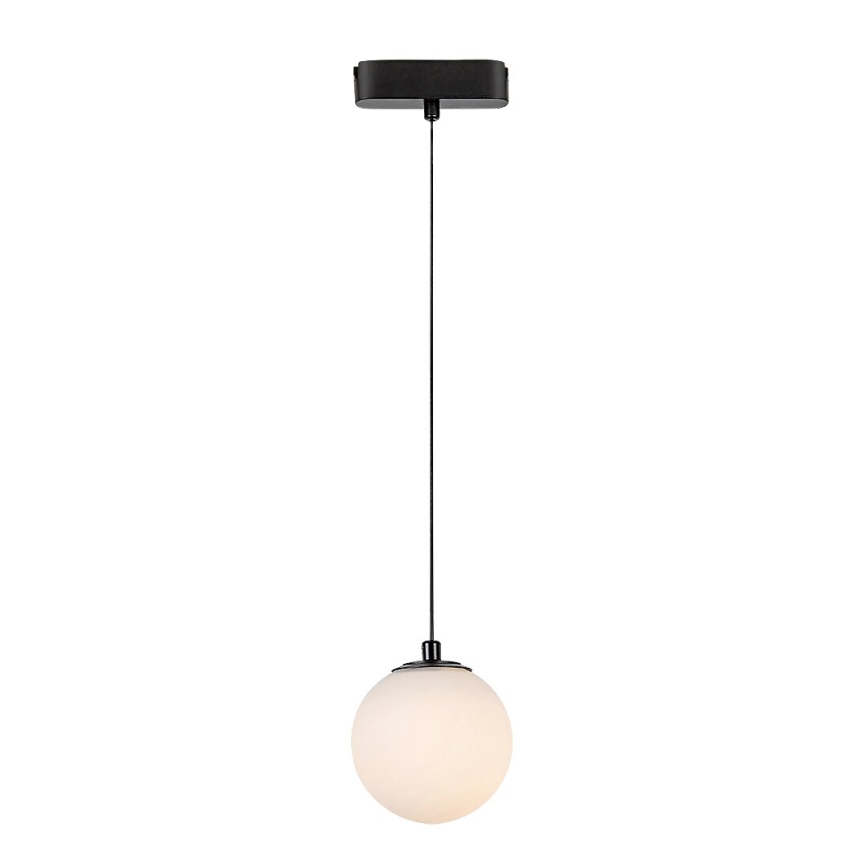 Rabalux - LED ljusreglerad ljuskrona på textilsladd för 1-fas skensystem LED/5W/24V 2700-5500K Wi-Fi Tuya svart