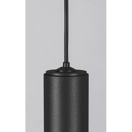 Rabalux - LED ljusreglerad ljuskrona på textilsladd för 1-fas skensystem LED/5W/24V 2700-5500K Wi-Fi Tuya svart