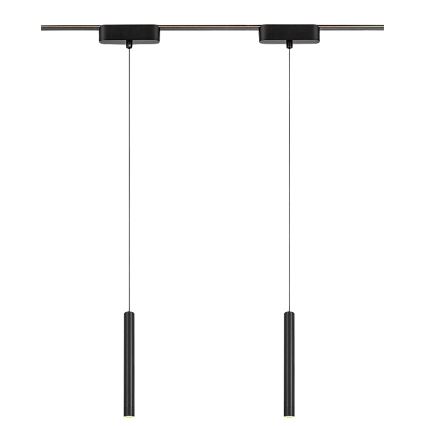 Rabalux - LED ljusreglerad ljuskrona på textilsladd för 1-fas skensystem LED/5W/24V 2700-5500K Wi-Fi Tuya svart