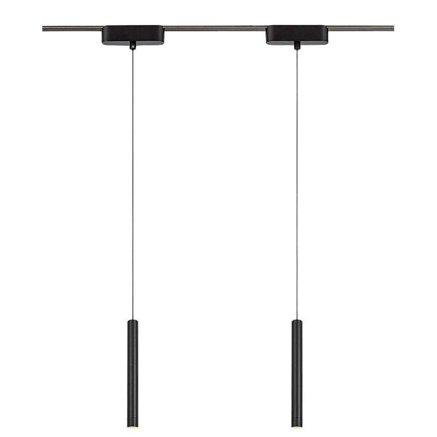 Rabalux - LED ljusreglerad ljuskrona på textilsladd för 1-fas skensystem LED/5W/24V 2700-5500K Wi-Fi Tuya svart