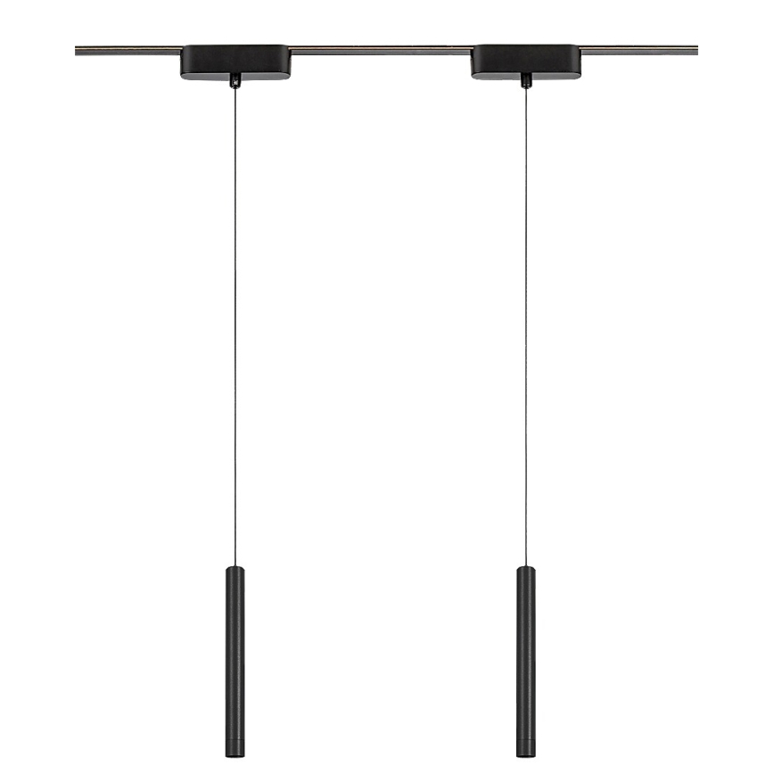 Rabalux - LED ljusreglerad ljuskrona på textilsladd för 1-fas skensystem LED/5W/24V 2700-5500K Wi-Fi Tuya svart