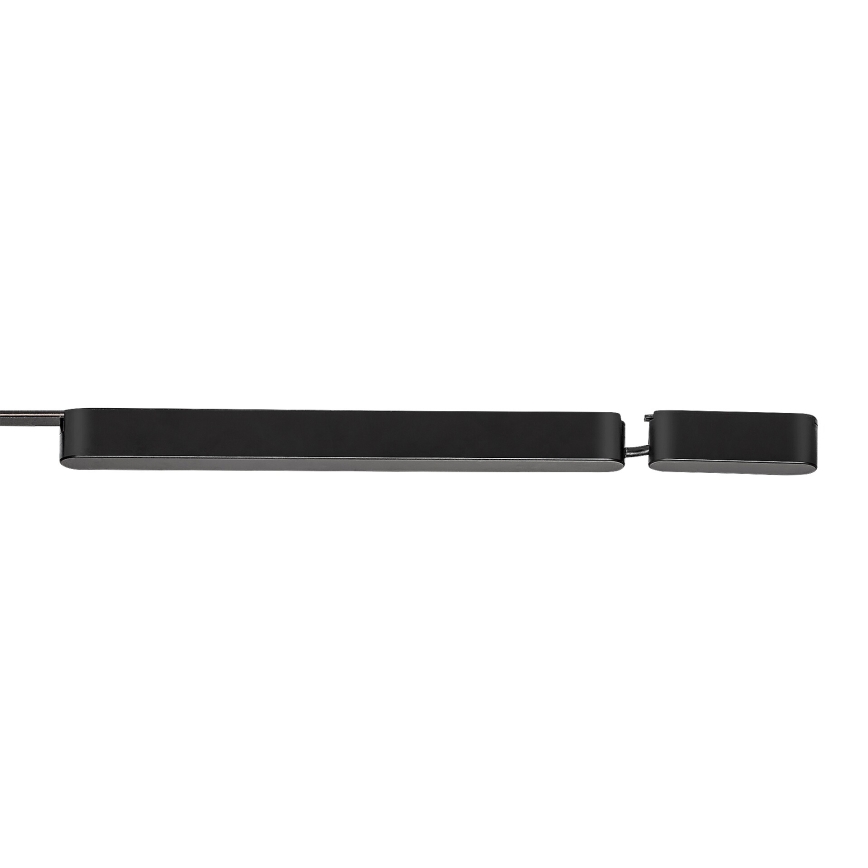 Rabalux - Strömförsörjning för ljus i skensystem 80W/230V 10,2 + 33 cm svart