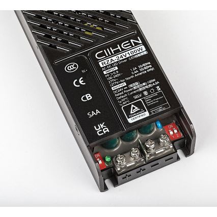 Rabalux - Strömförsörjning för belysning i skensystem 100W/24V