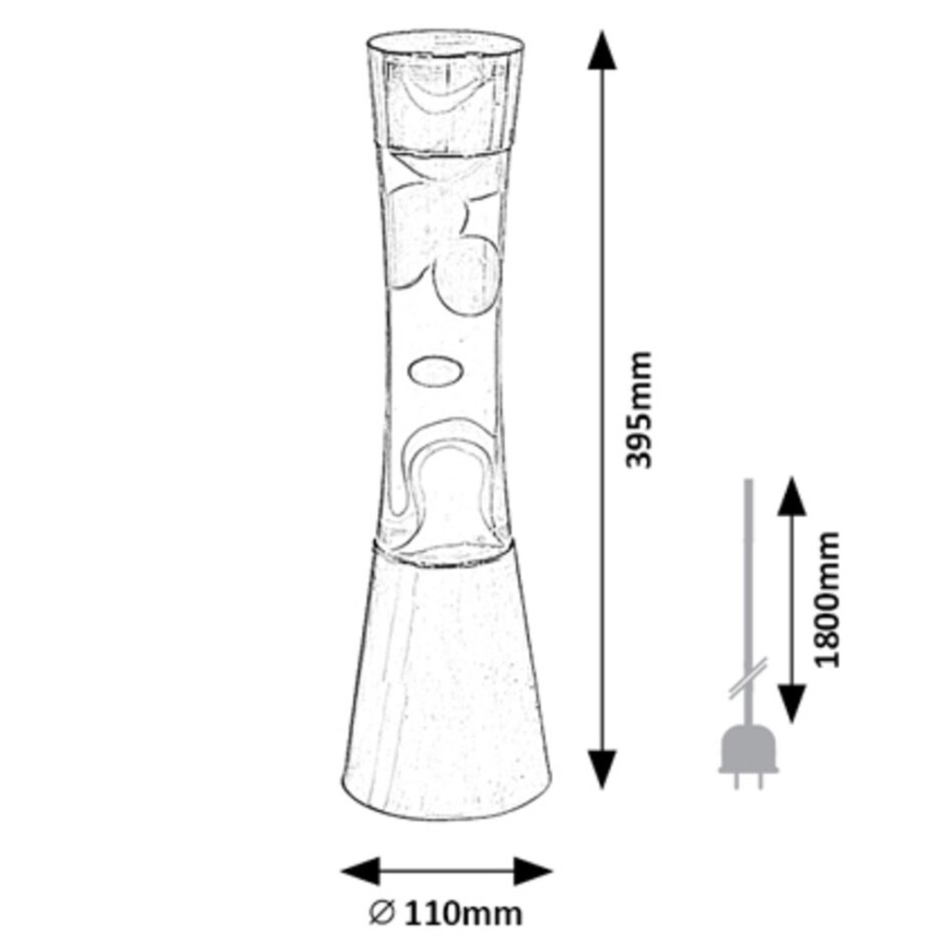 Rabalux  - Lava lampa MINKA 1xGY6,35/20W/230V flerfärgad
