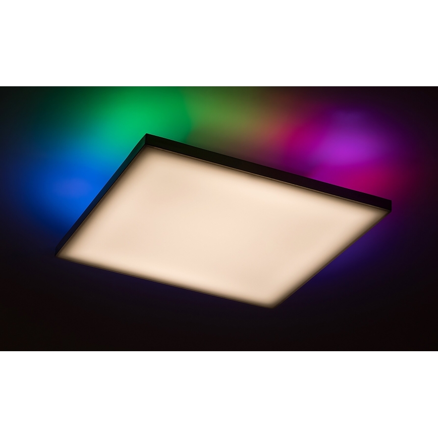 Rabalux - LED RGB dimbar taklampa LED/18W/230V 3000-6500K 30x30 cm + fjärrkontroll