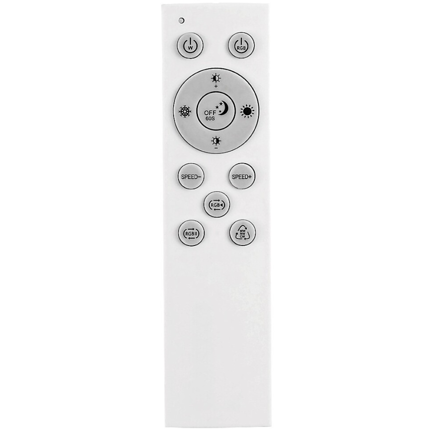 Rabalux - LED RGB dimbar taklampa LED/18W/230V 3000-6500K 30x30 cm + fjärrkontroll