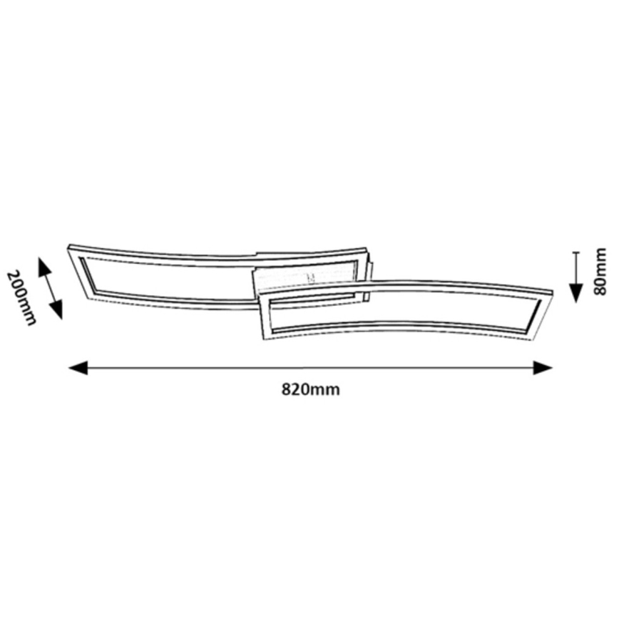Rabalux - LED taklampa LED/40W/230V 3000K