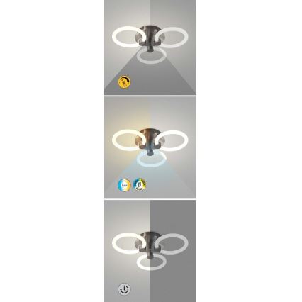 Rabalux - LED Dimbar taklampa LED/21W/230V 3000/4000/6000K + fjärrkontroll