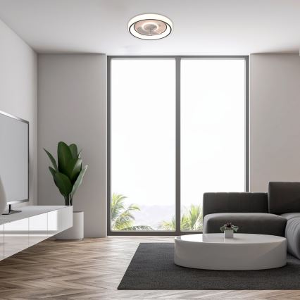 Rabalux - LED Dimbar takfläkt LED/67W/230V 3000-6000K + fjärrkontroll