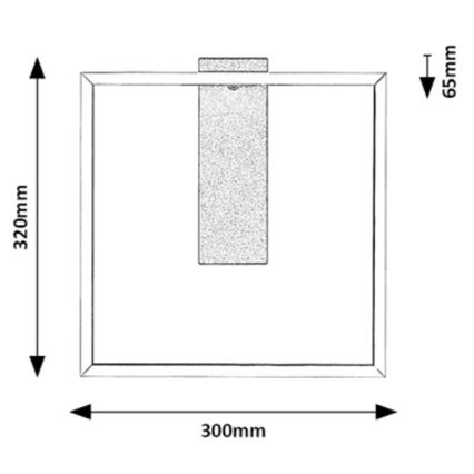 Rabalux - LED Vägglampa LED/14W/230V 4000K