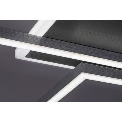 Rabalux - LED Dimbar taklampa LED/40W/230V 2700-6500K Wi-Fi Tuya matt krom + fjärrkontroll