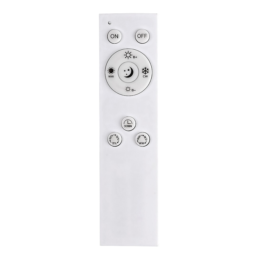 Rabalux - LED Dimbar taklampa LED/40W/230V 2700-6500K Wi-Fi Tuya matt krom + fjärrkontroll