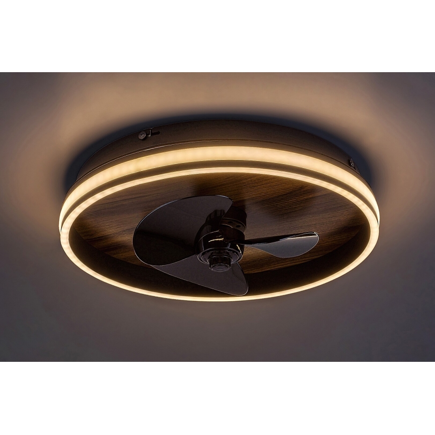 Rabalux - LED Dimbar taklampa med fläkt LED/30W/230V 3000-6500K + fjärrkontroll