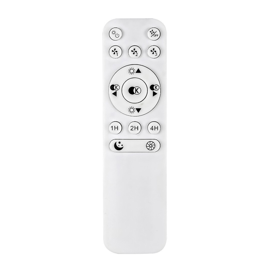 Rabalux - LED Dimbar taklampa med fläkt LED/30W/230V 3000-6500K + fjärrkontroll