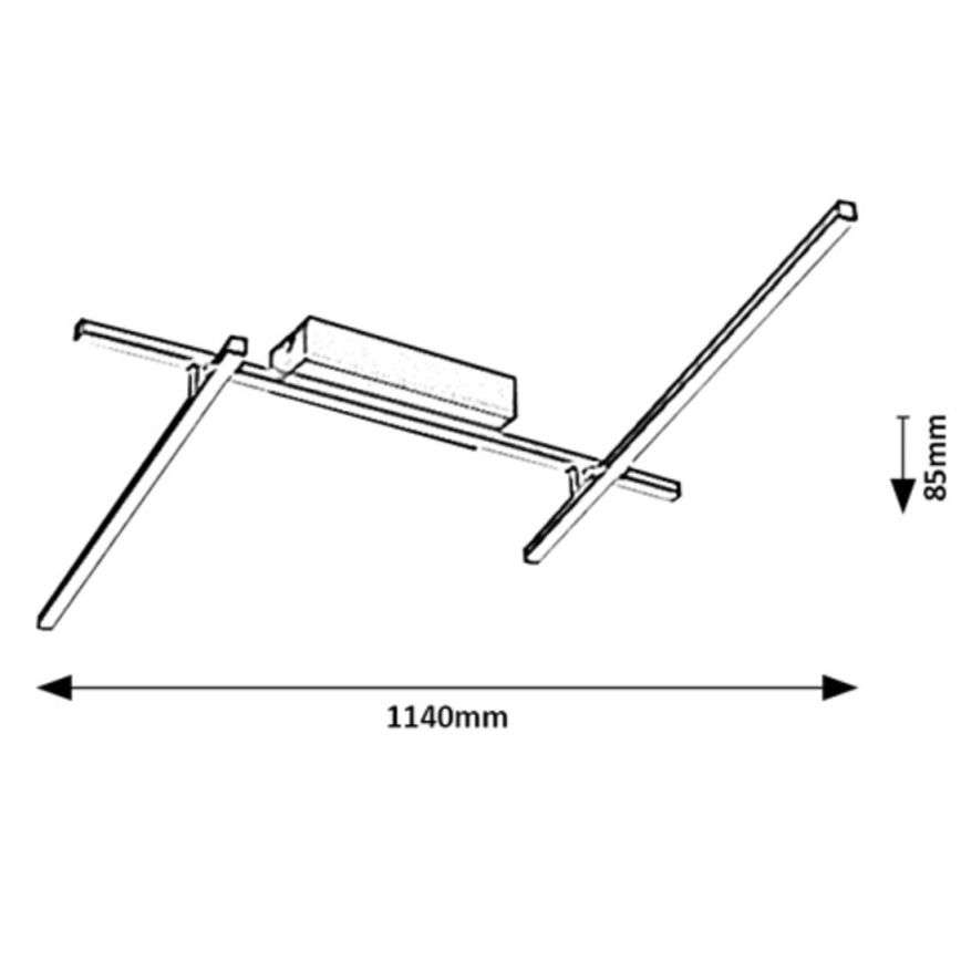 Rabalux - LED Taklampa LED/24W/230V 4000K