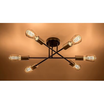 Rabalux - Taklampa 6xE27/25W/230V