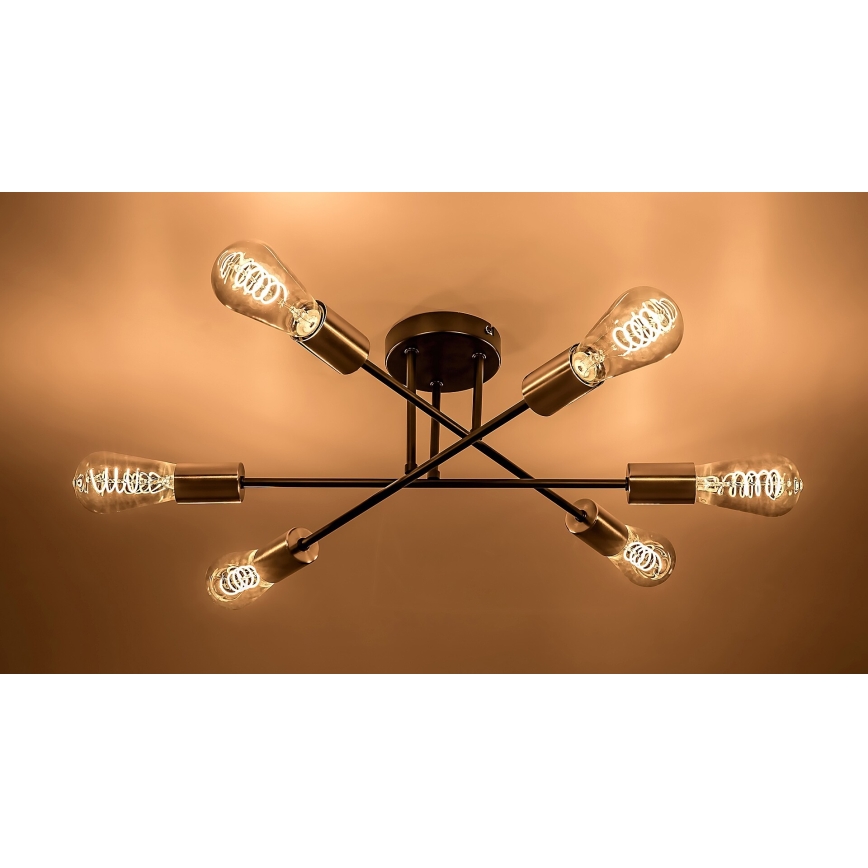 Rabalux - Taklampa 6xE27/25W/230V