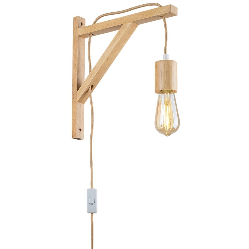 Rabalux - Vägglampa 1xE27/60W/230V bok