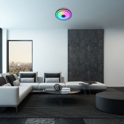 Rabalux - LED RGB Dimbar taklampa med högtalare LED/24W/230V 3000-6500K + fjärrkontroll