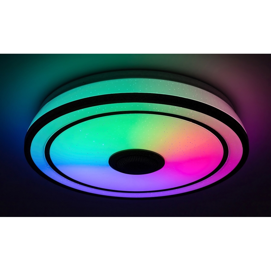 Rabalux - LED RGB Dimbar taklampa med högtalare LED/24W/230V 3000-6500K + fjärrkontroll