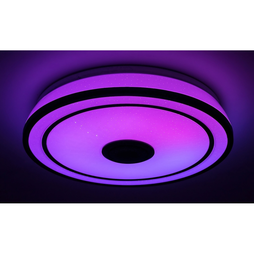 Rabalux - LED RGB Dimbar taklampa med högtalare LED/24W/230V 3000-6500K + fjärrkontroll