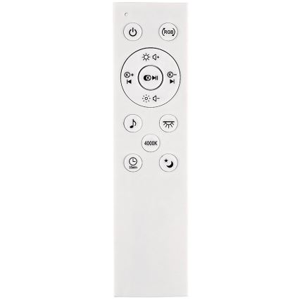 Rabalux - LED RGB Dimbar taklampa med högtalare LED/24W/230V 3000-6500K + fjärrkontroll