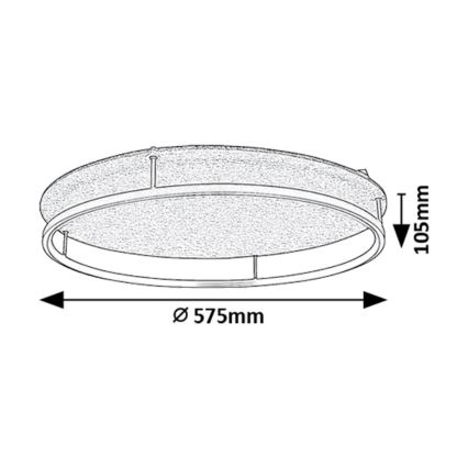 Rabalux - LED taklampa LED/40W/230V 3000/4000K