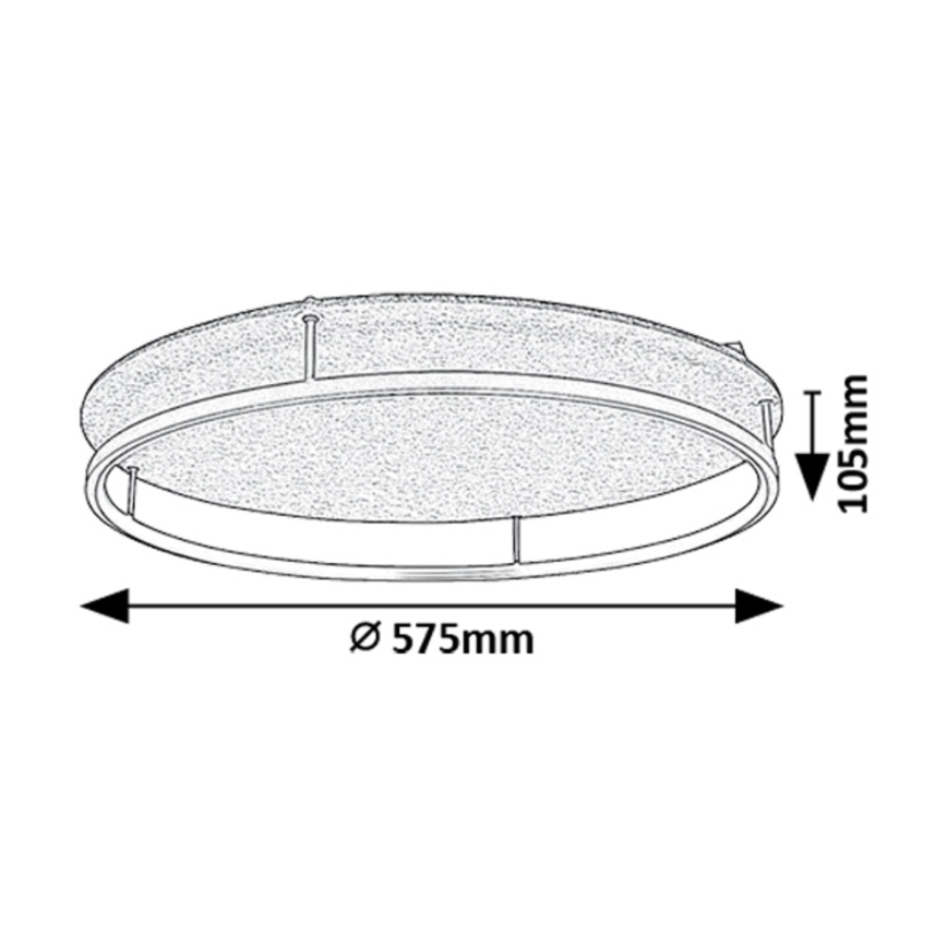 Rabalux - LED taklampa LED/40W/230V 3000/4000K