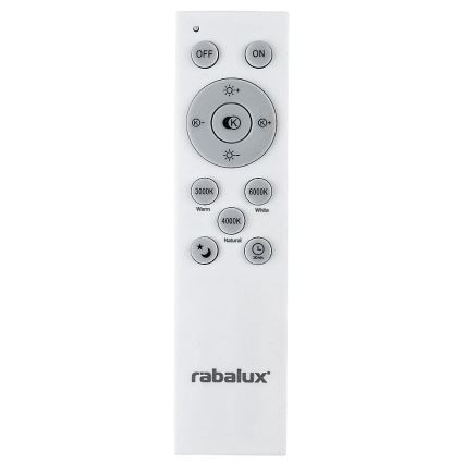 Rabalux - LED Dimbar taklampa LED/60W/230V 3000-6000K + fjärrkontroll
