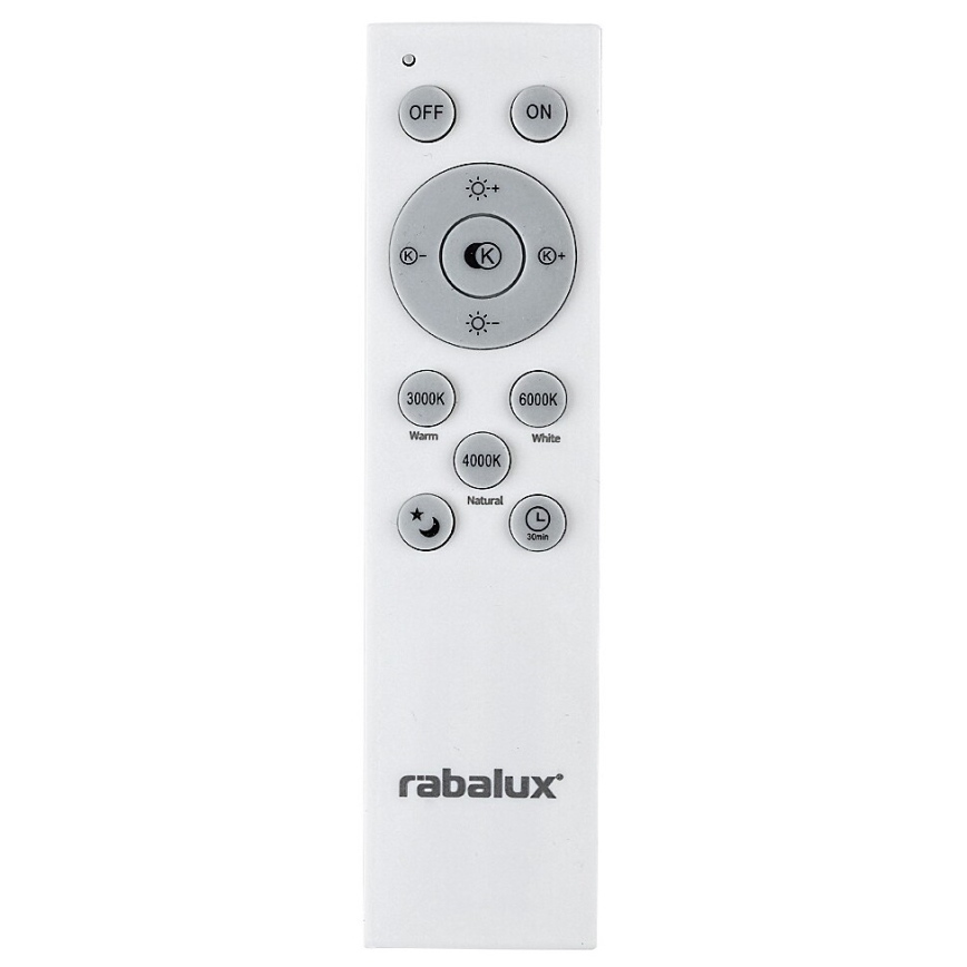 Rabalux - LED Dimbar taklampa LED/60W/230V 3000-6000K + fjärrkontroll