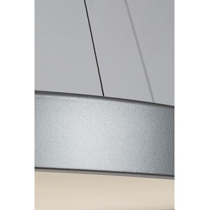 Rabalux - LED ljuskrona med textilsladd LED/36W/230V 4000K silver