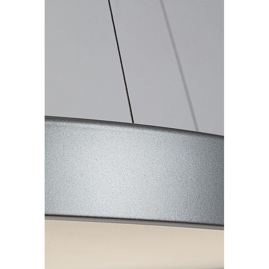 Rabalux - LED ljuskrona med textilsladd LED/36W/230V 4000K silver