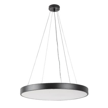 Rabalux - LED ljusreglerad ljuskrona på textilsladd LED/60W/230V 3000-6000K svart + fjärrkontroll