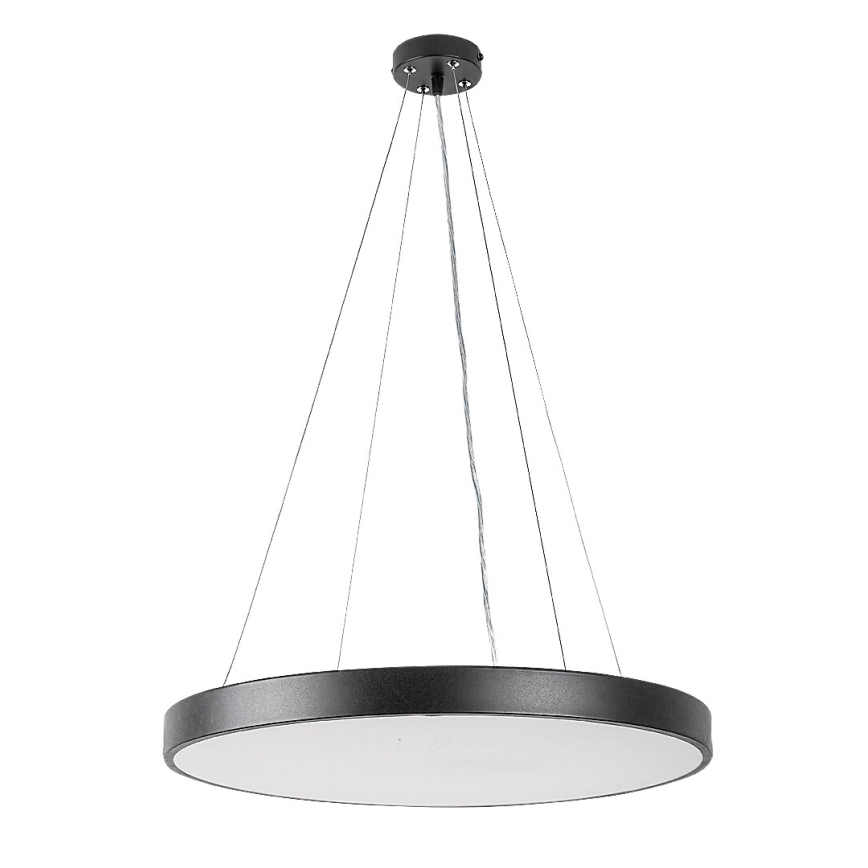 Rabalux - LED ljusreglerad ljuskrona på textilsladd LED/60W/230V 3000-6000K svart + fjärrkontroll