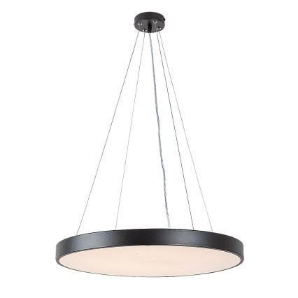 Rabalux - LED ljusreglerad ljuskrona på textilsladd LED/60W/230V 3000-6000K svart + fjärrkontroll