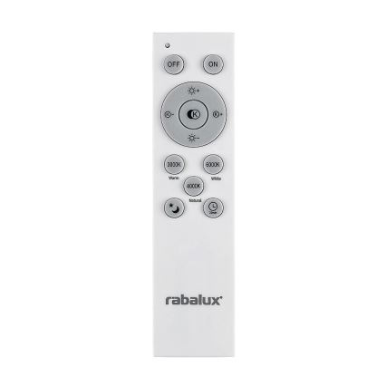 Rabalux - LED ljusreglerad ljuskrona på textilsladd LED/60W/230V 3000-6000K svart + fjärrkontroll
